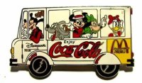 Bootleg - Disneyland Tour Bus - Enjoy Coca Cola - McDonald's Menu