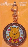 Accessory - HKDL - Cute Characters - Winnie the Pooh - Lanyard Medal (Gold Border)