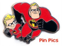 Mr Incredible and Dash - Pixar - Celebrate Everyday - Mystery