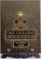 DLR - Cinderella Castle Stained Glass - Cast Exclusive - Pin of the Month December