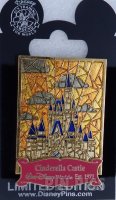 DLR - Cinderella Castle Stained Glass - Cast Exclusive - Pin of the Month December