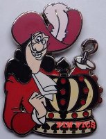 DL - Captain Hook - Standing Next to Crown - Peter Pan Chess - Hidden Mickey 2009