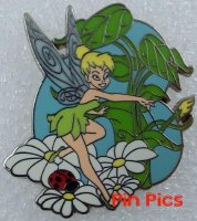 Tinker Bell - Starter Set - Lanyard and 4 Pins (Tinker Bell with Wand Only)