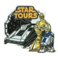 DLR - 4 Pin Booster Collection - Tomorrowland - Star Tours (C-3PO & R2D2)