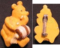Classic Pooh Eating From Hunny Pot