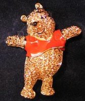 Winnie the Pooh Standing With Arms Outstretched - Swarovski
