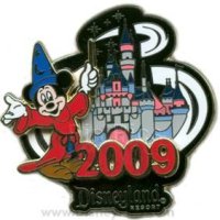 DLR - 2009 - Sorcerer Mickey with Sleeping Beauty Castle