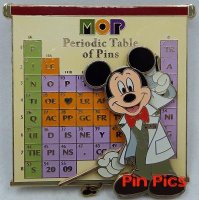 WDW - The Museum of Pin-tiquities - Disney Pin Celebration 2009 - Jumbo - Periodic Table of Pins