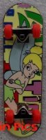 Tinker Bell on Skateboard