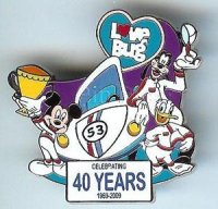 Disney's The Love Bug 40th Anniversary Pin