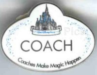 Coach Nametag