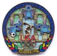 WDW - Stitch - Atlanta - USA Olympic Logo 2004 - Jumbo - Artist Proof