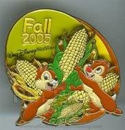 WDW - Fall 2005 - Chip and Dale with Corn (Surprise Release) (ARTIST PROOF)