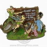 WDW - Pin Trading University - Disney's Pin Celebration 2008 - Flight 101 - Peter Pan and Tinker Bell (ARTIST PROOF)