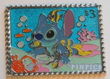 PP70762 - HKDL - Underwater Scuba Diving - Stitch Post Card