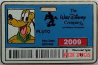 DEC - Pluto - Employee I.D. Badge - Blue