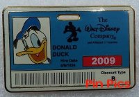 DEC - Donald Duck - Employee I.D. Badge - Blue