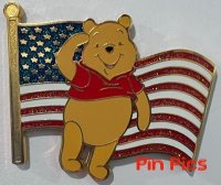DS - Winnie the Pooh - Old Glory Disney American Flag Set