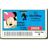 DEC - Minnie Mouse - Employee I.D. Badge - Blue