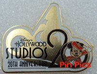 WDW - Disney's Hollywood Studios (TM) 20th Anniversary - Golden Sorcerer Hat