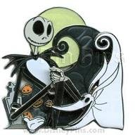 WDW - White Glove - Jack Skellington and Zero (PRE PRODUCTION/PROTOTYPE)
