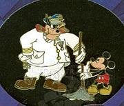 DCL - A Villainous Pin Voyage 2004 - Gift Item - Mickey Mouse & Pete (2 Pin Boxed Set) (ARTIST PROOF)