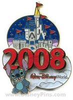 WDW - 2008 Cinderella Castle - Stitch (ARTIST PROOF)