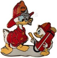 Firefighters (Donald with Nephew) (ARTIST PROOF)