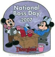 DLR - National Boss Day 2007 - Mickey & Minnie Mouse (ARTIST PROOF)