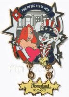 DLR - Fun on the 4th of July 2007 - Jessica and Roger Rabbit (ARTIST PROOF)