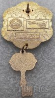 DLRP - Mickey - Ranch Davy Crockett - Key and Tag - Red Cabin