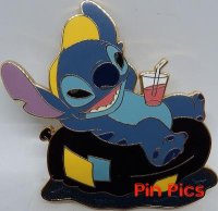 DS - Summer Vacation Stitch Set - Stitch Floating on Inner Tube Only