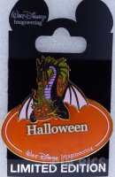 WDI - Maleficent Dragon - Halloween - Name Tag