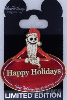 WDI - Jack Skellington - Happy Holidays - Name Tag