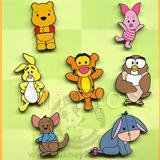 Mini-Pin Collection - Cute Winnie the Pooh and Friends