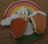 Bobble Feet - Donald Duck with Rainbow (Artist Proof)