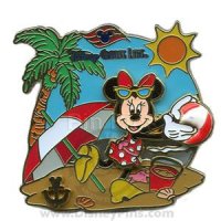 Disney Cruise Line - Anchor - Minnie Mouse with Beach Ball