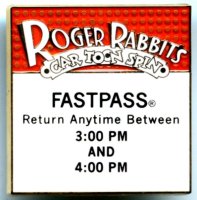 WDI - Fast Pass Roger Rabbit's Car Toon Spin
