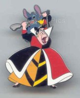 DS - 6-Pc. Stitch Versus Disney Villains Pin Set (Stitch vs. Queen of Hearts only) - Silver Artist Proof