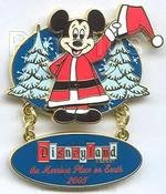 DLR - The Merriest Place on Earth 2005 - Mickey Santa Dangle - Artist Proof