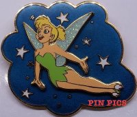 WDI Tinker Bell - 3D - Blue background w/White Stars