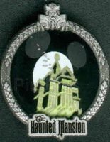 DLR - Haunted Mansion O'Pin House: The Haunted Mansion with Full Moon Pin -- Artist Proof