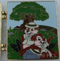 WDW - Chip & Dale - Tree of Life - Cast Exclusive - Stained Glass
