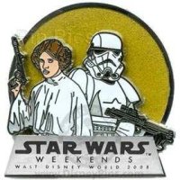 WDW - Star Wars Weekends 2008 - Princess Leia and Stormtrooper (ARTIST PROOF)