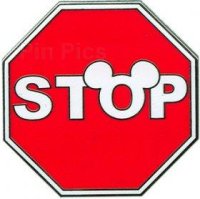 Stop - Road Signs - Mickey Icon