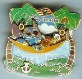 Disney Cruise Line - Anchor - Stitch in Hammock - ARTIST PROOF
