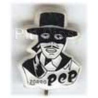 Zorro (Pep) plastic stick pin