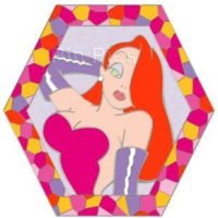 DS - Jessica Rabbit - Who Framed Roger Rabbit -  Mosaic Frame