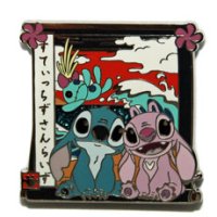 JDS - Stitch, Angel & Scrump - Sea Scene - Stitchs Sunrise 2009