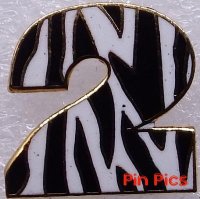 WDW - Animal Kingdom 2000 Pin Set (Zebra Print/2 ONLY)